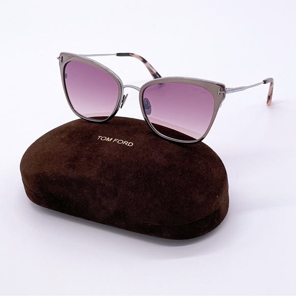 NEW TOM FORD FARYN TF843 12U CAT EYE PINK WOMEN SUNGLASSES TOM FORD FT0843 - Picture 2 of 7